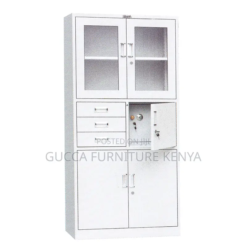 Metallic 2-door Office Filling Safe Cabinet