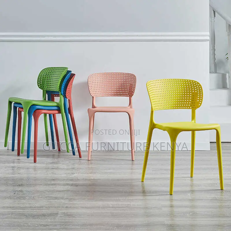 Molded Stackable Plastic Dining Chair