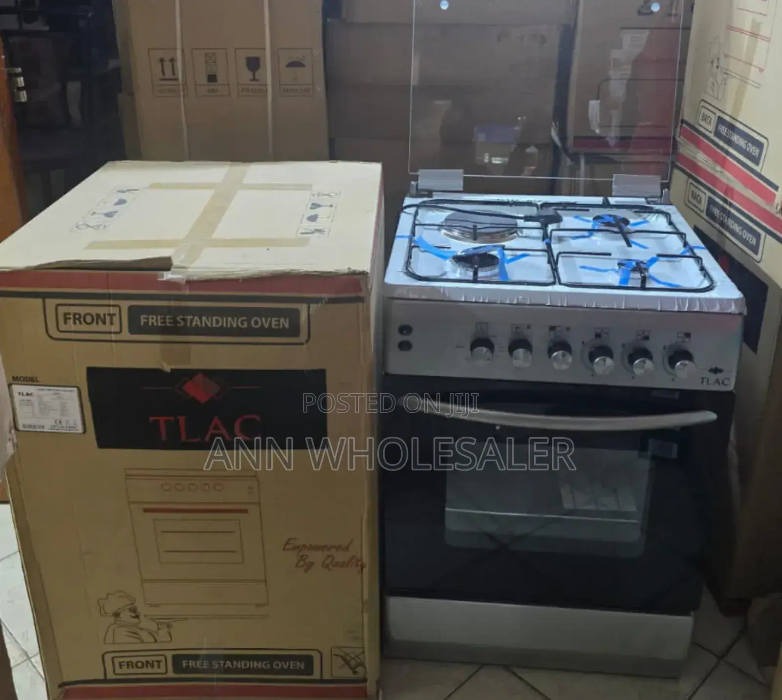 60*60 Tlac 3+1 Standing Cooker With Gas Sensor