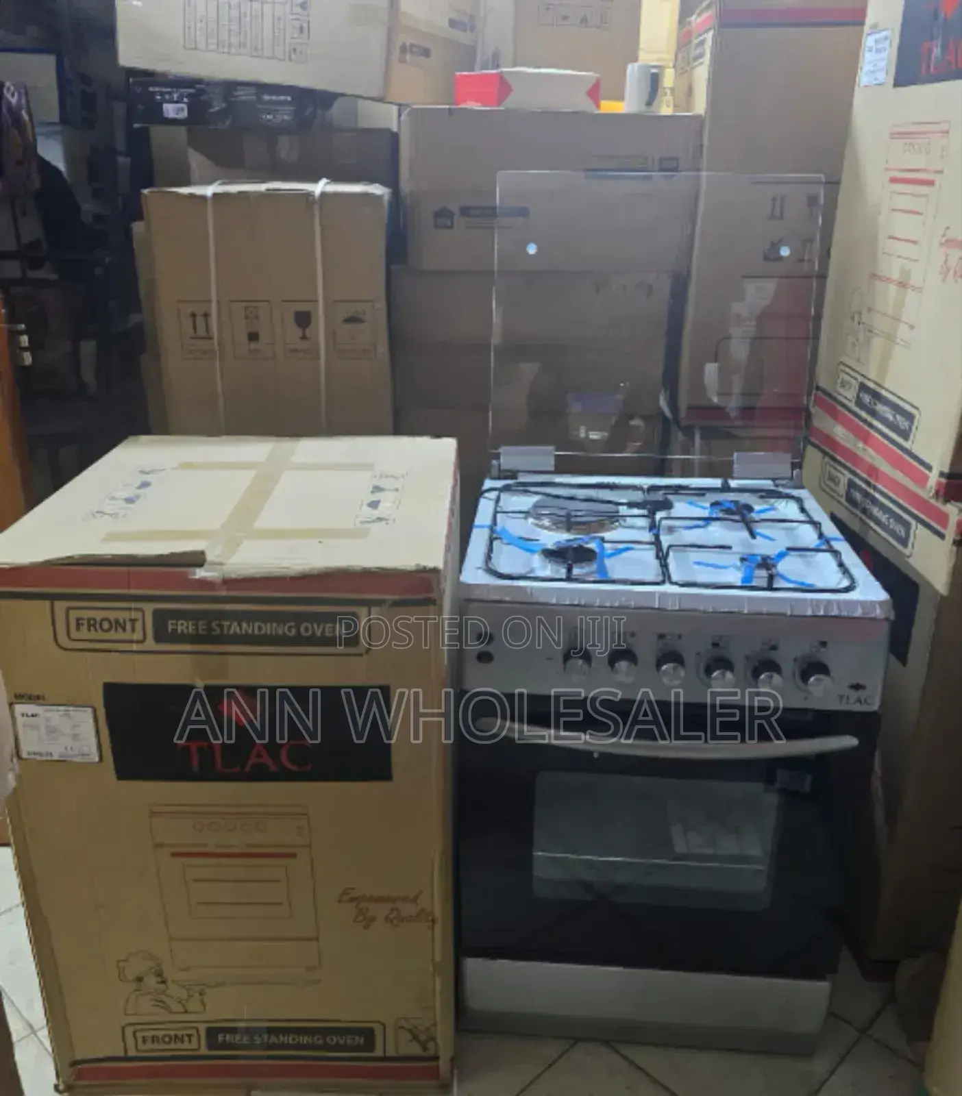 With Warranty and 60*60 Tlac 3+1 Standing Cooker With Gas Sensor
