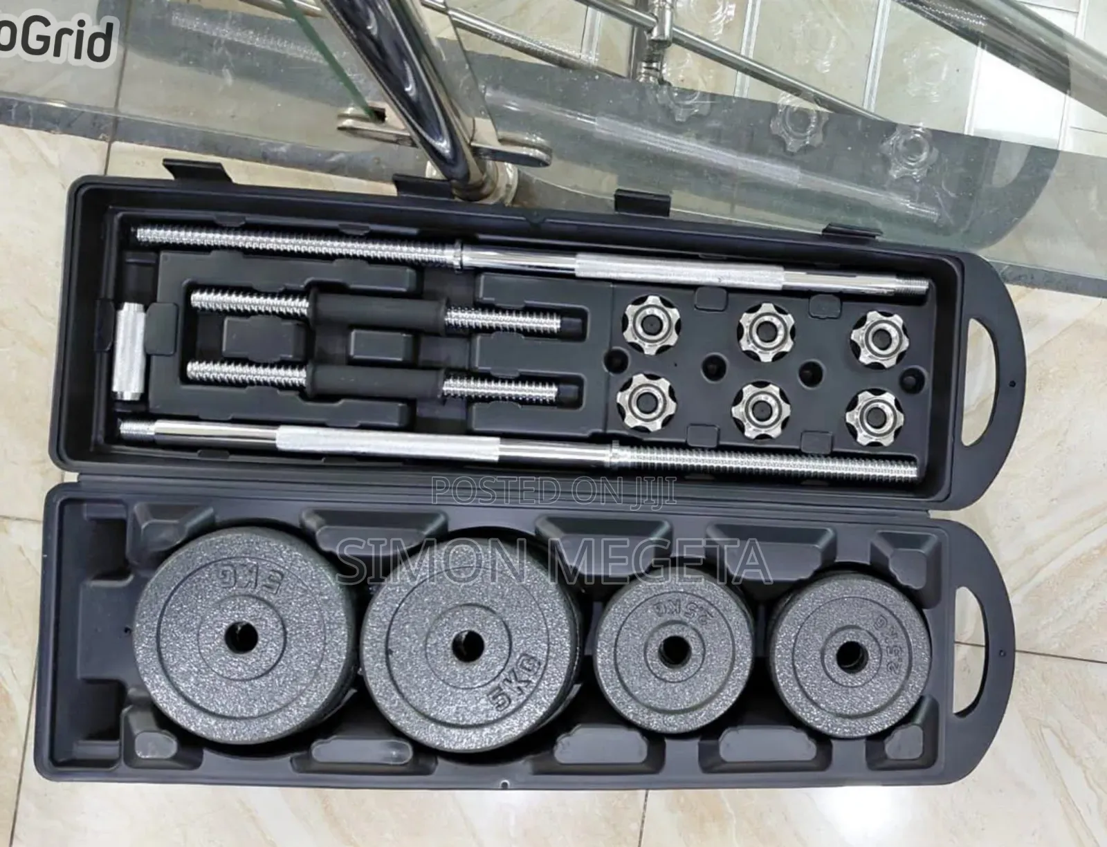 Chrome Dumbbells 50 KGS in Stock
