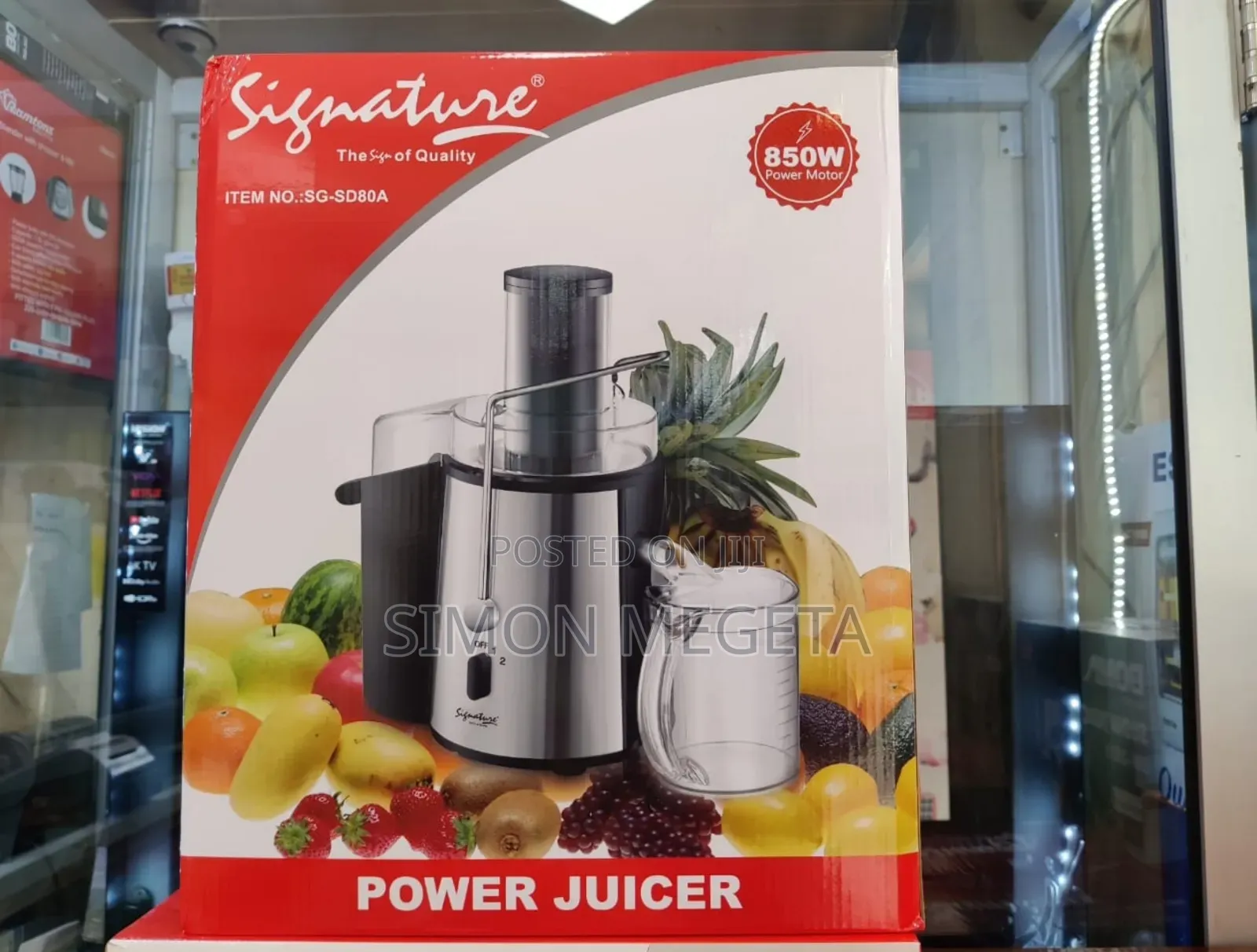 *Signature Power Juicer 850w