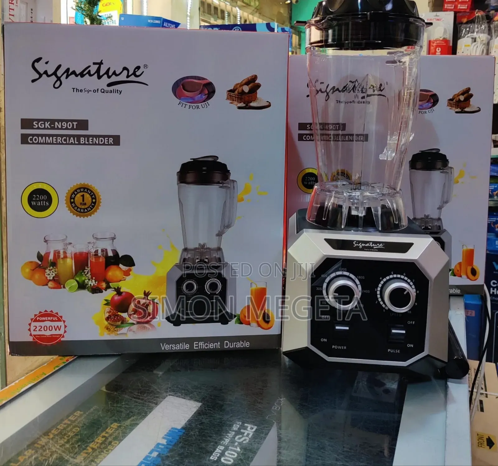 *Signature Commercial Blender 3litres 2200w