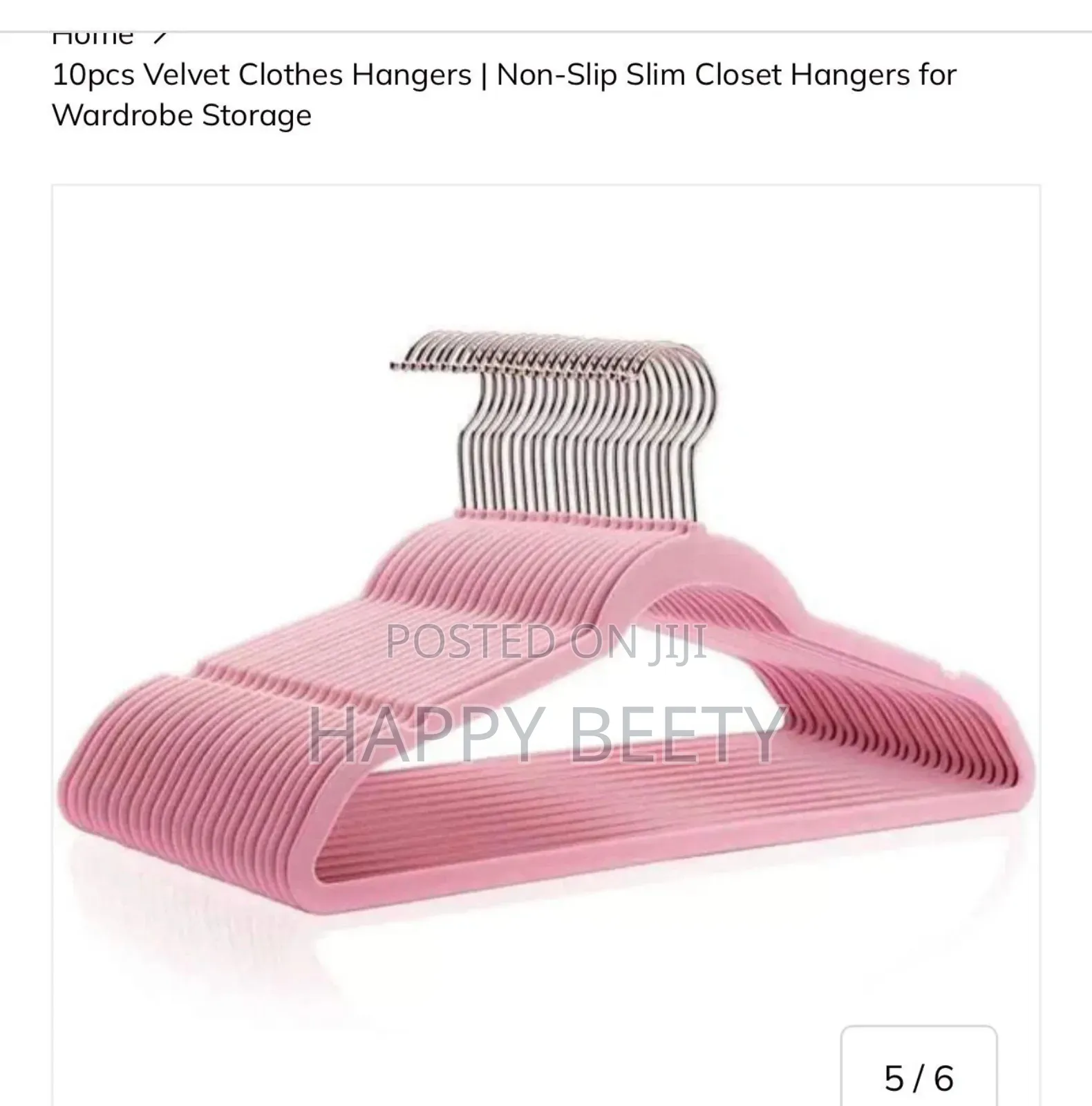 10pcs Velvet Clothes Hangers