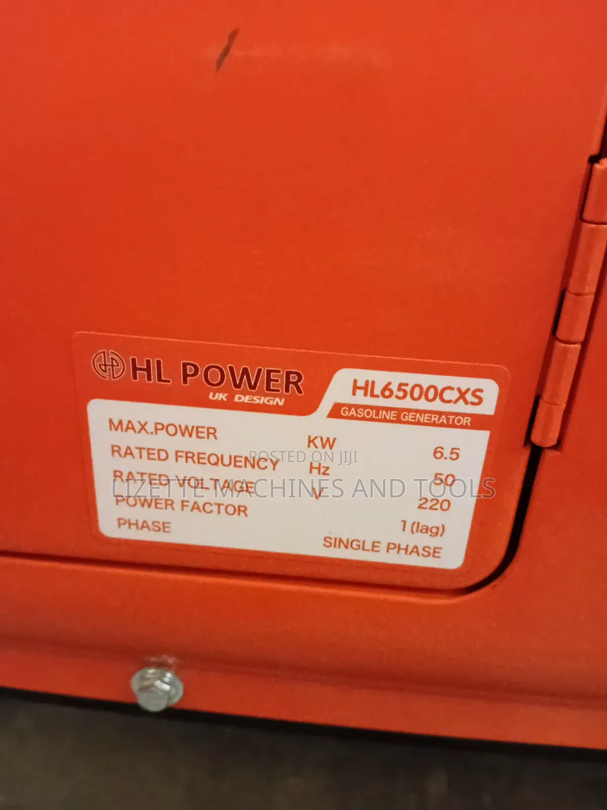 Hl Power 6.5kva Super Silent Petrol Generator