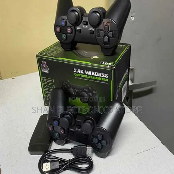 9 Emulators 64g 10000+ Game Video Game Consoles + 2× Wireless Gamepad