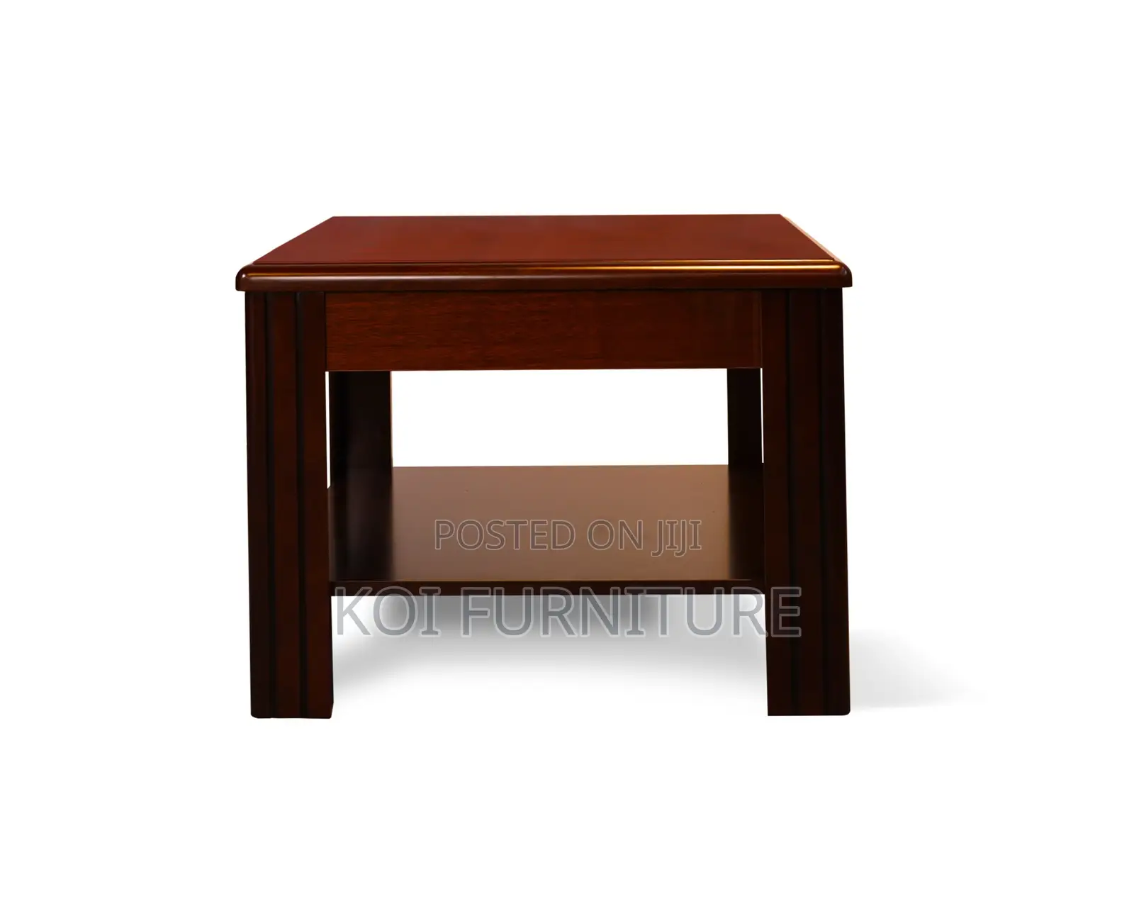 Office Stool : Square Mahogany Coffee Stool