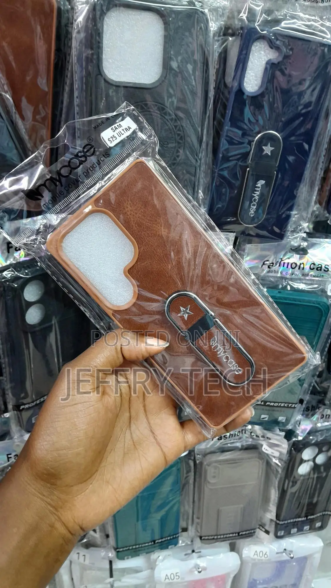 Miaiko Silicon Leather Case for Samsung Galaxy S25 Ultra
