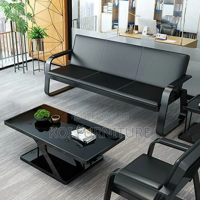 Office Sofa Modern 5-Seater Reception Office Sofa Set