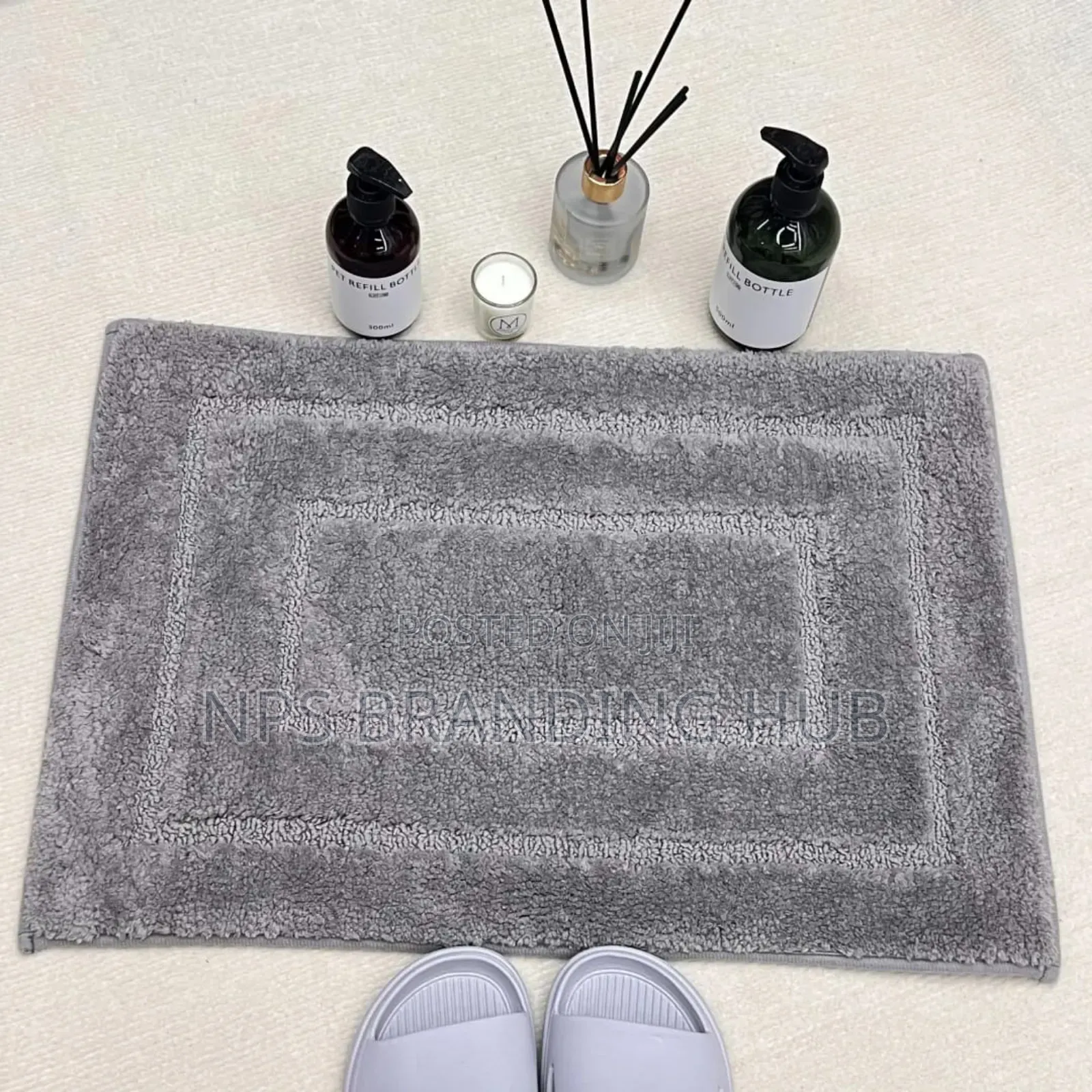 1pc Absorbent Bathroom Mat Size: 50*80cm Eh