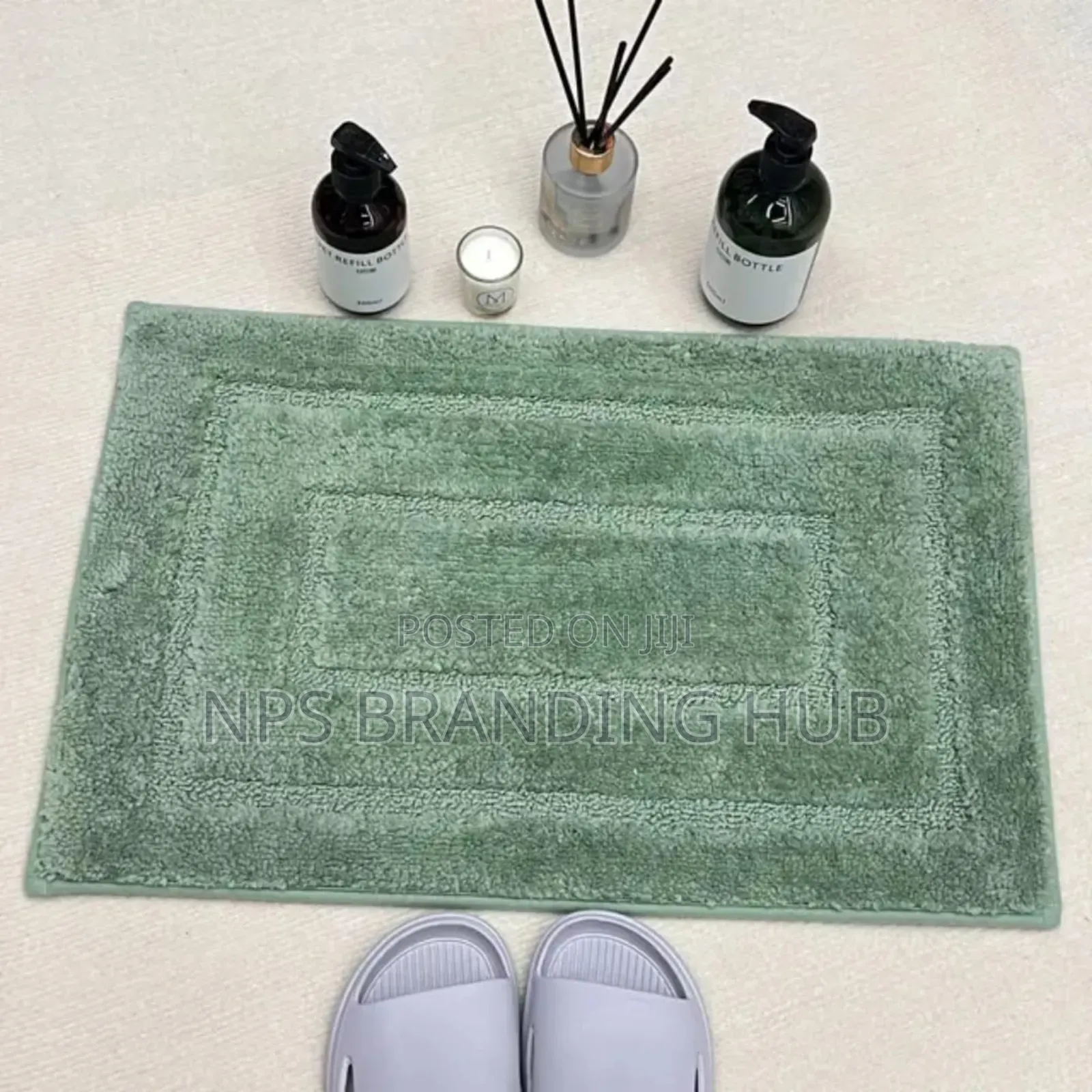 1pc Absorbent Bathroom Mat Size: 50*80cm Eh