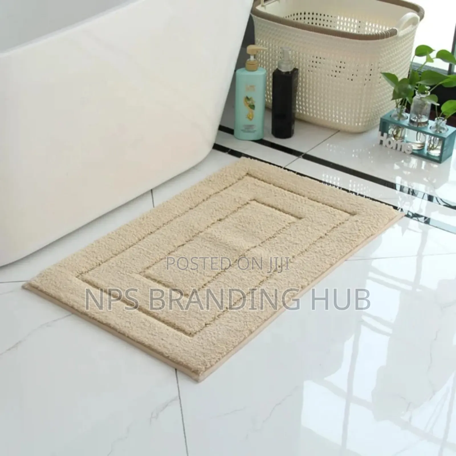 1pc Absorbent Bathroom Mat Size: 50*80cm Eh