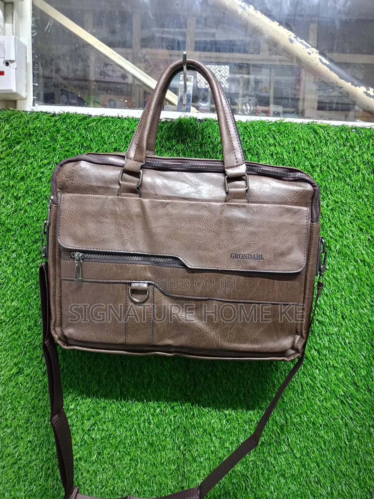 Leather Briefcase/Messenger Bag/Shoulder Bag