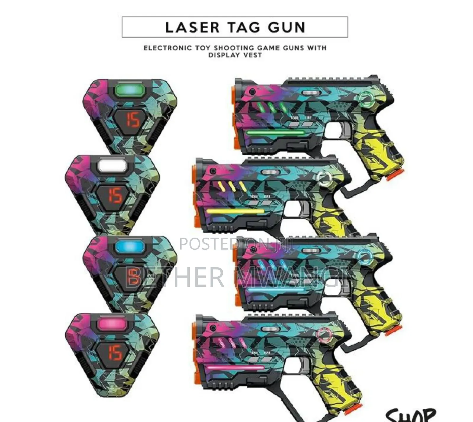 2pc & 4pc Laser Tag Gun In Kenya