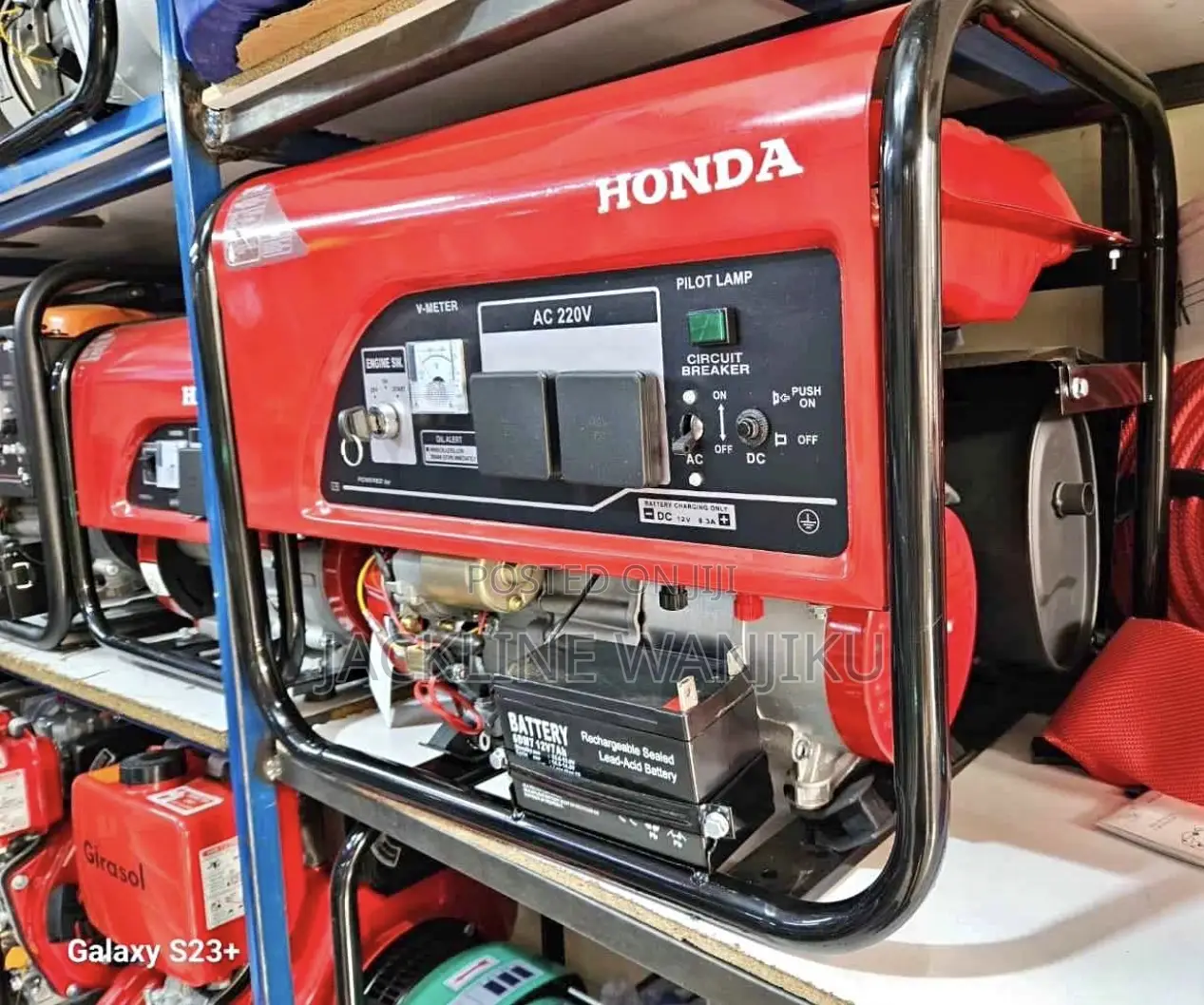 Brand New 5kva Honda Generator  Key Start Soundproof  Petrol ⛽  W