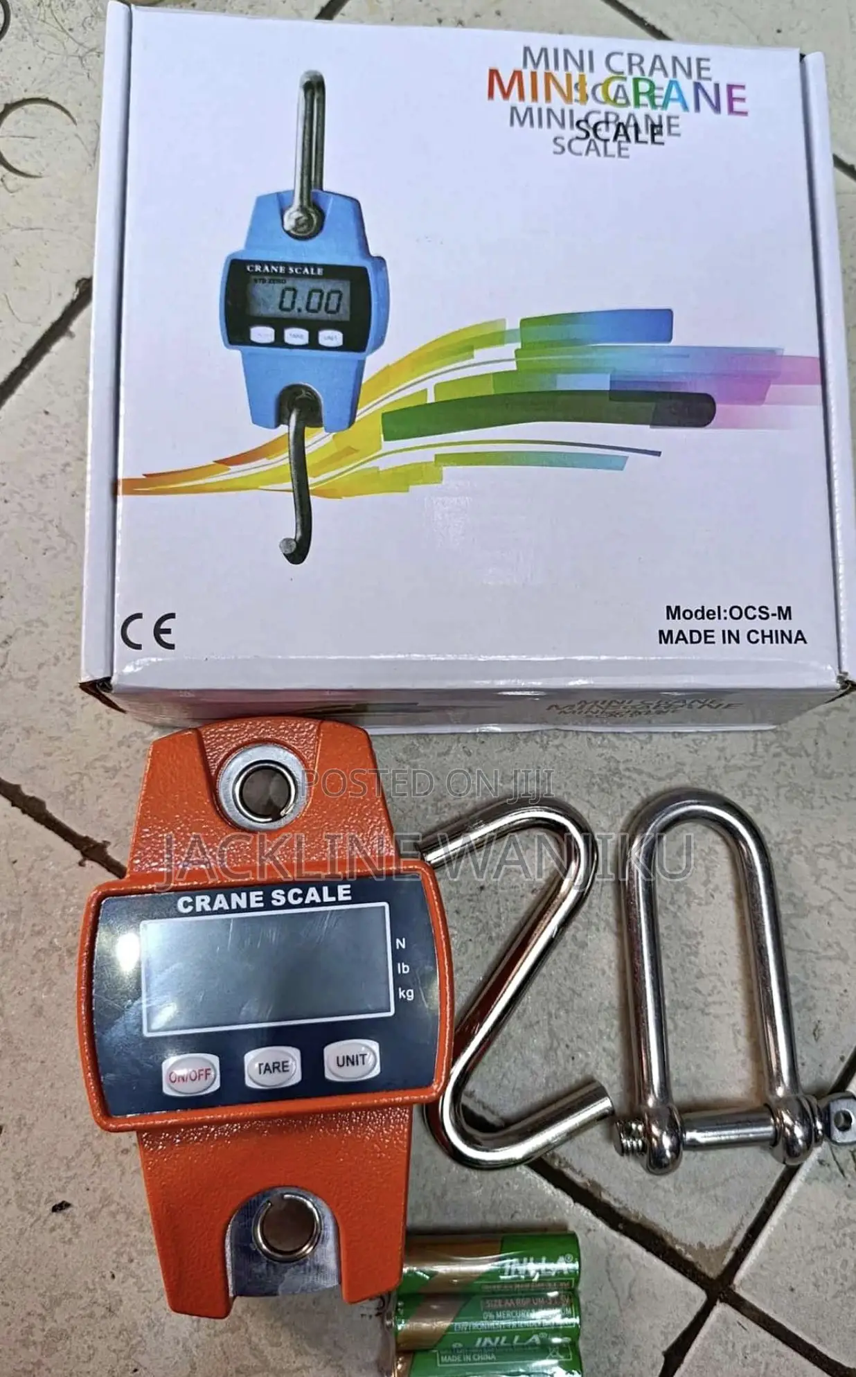 Digital Weighing Scale 300kg/Crane Scale Weighing Scale/ Hanging Scale