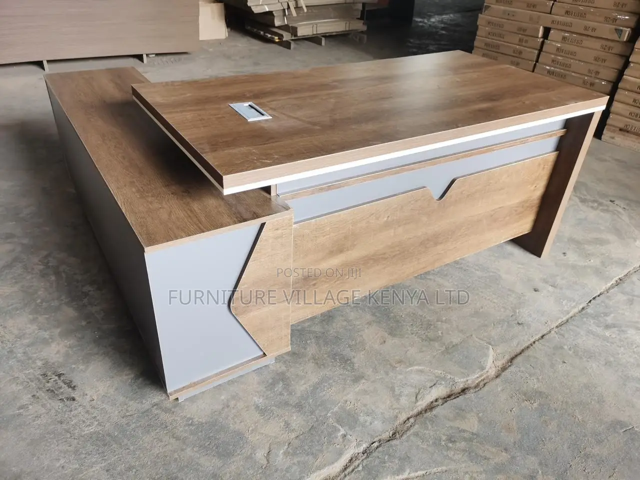 Office Desk; 1.6m L-shaped Executive Office Desk