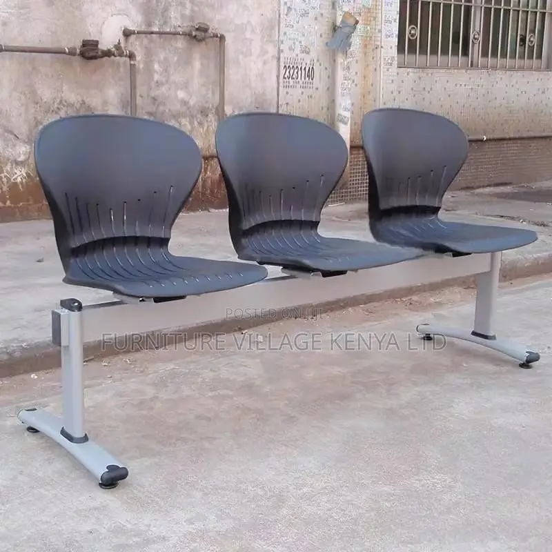 Waiting Bench; 3-link Plastic Seats Waiting Bench