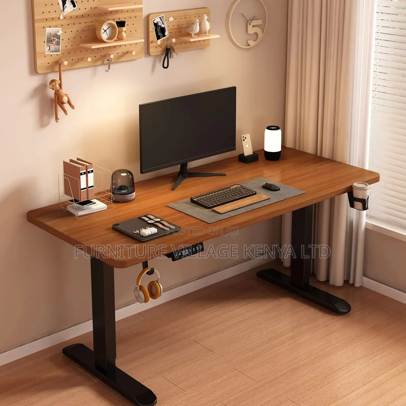 Office Desk; Height Adjustable Desk Electric Stand Up Desk