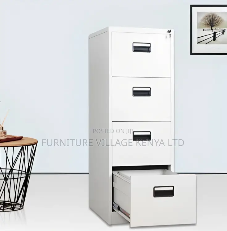 Office Cabinet; 4- Drawer File Office Storage Cabinet