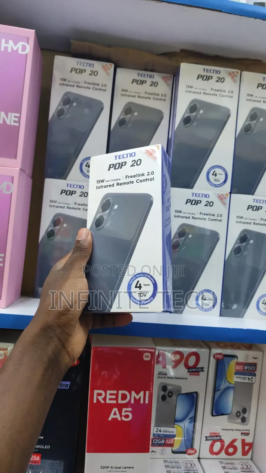 New Tecno Pop 10 64 GB Black