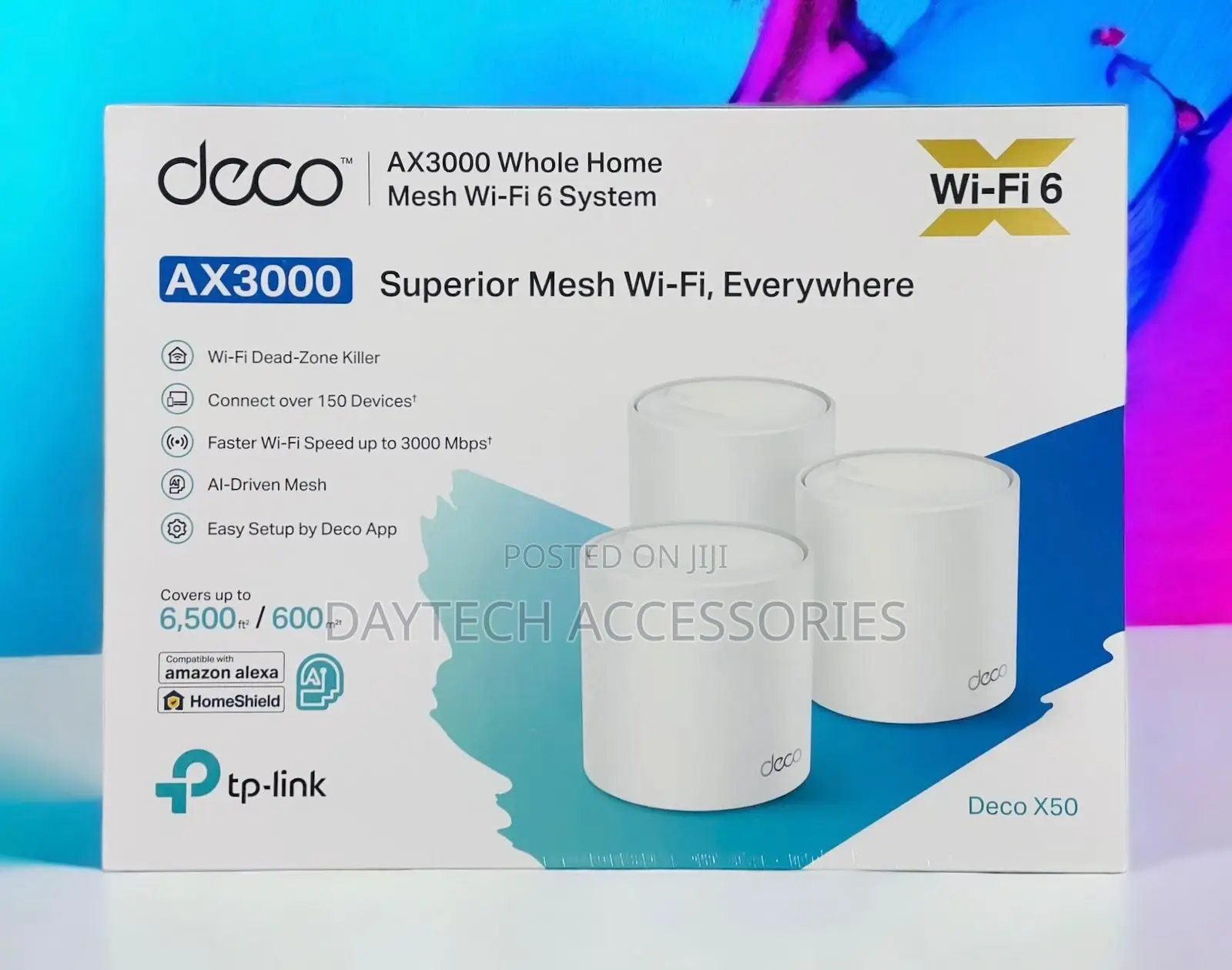 Tp-Link Deco X50 Ax3000 Whole Home Mesh Wifi 6 System (3 Pack)