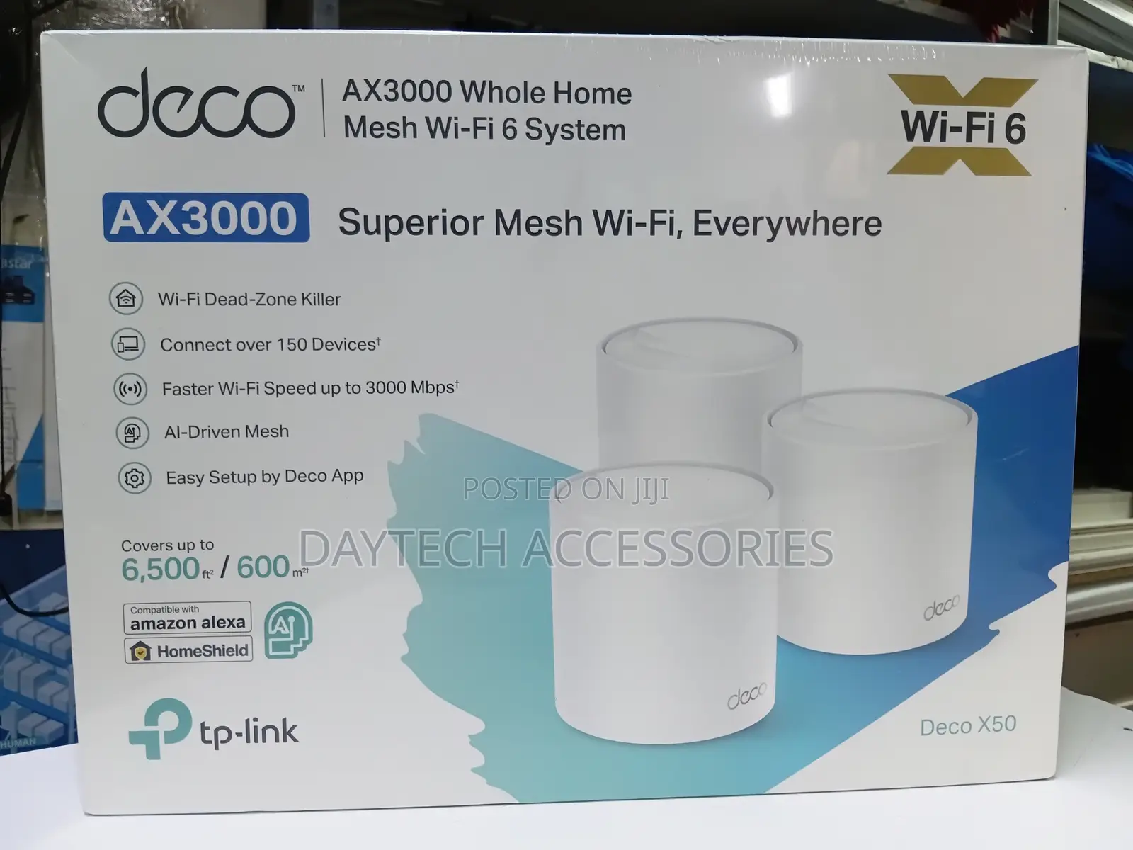 Tp-Link Deco X50 Ax3000 Whole Home Mesh Wifi 6 System (3 Pack)