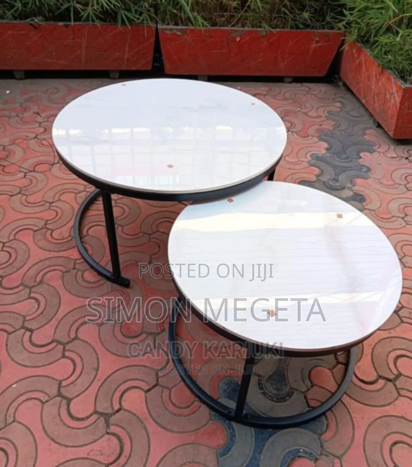 Colour White. Originally Pure Marble Tables
