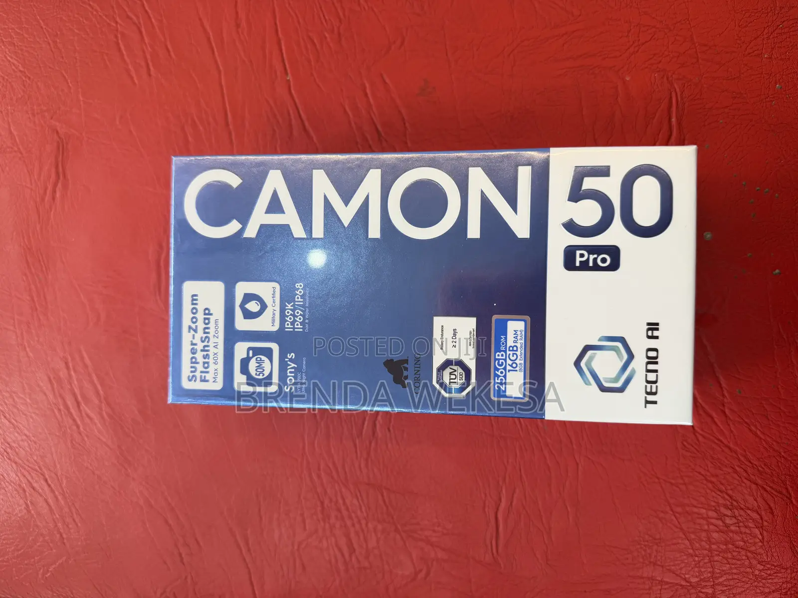 New Tecno Camon 50 Pro 256 GB Blue