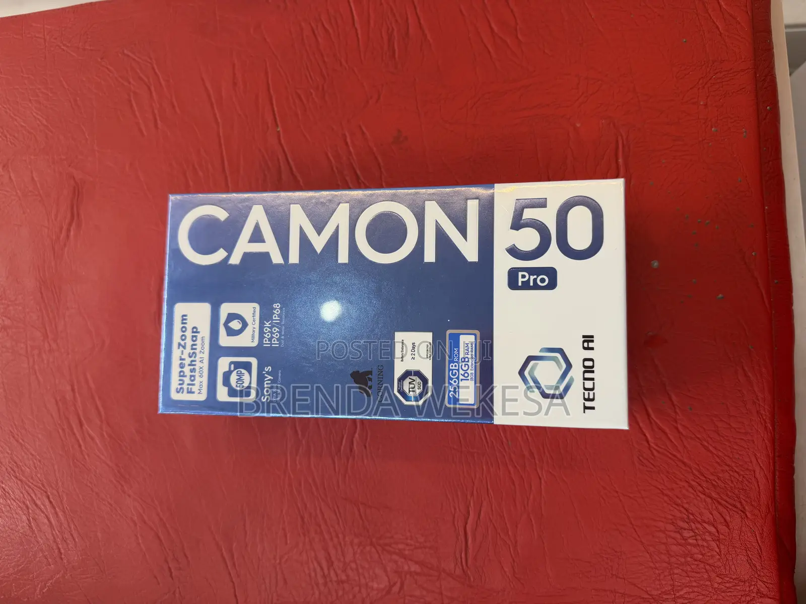 New Tecno Camon 50 Pro 256 GB Blue