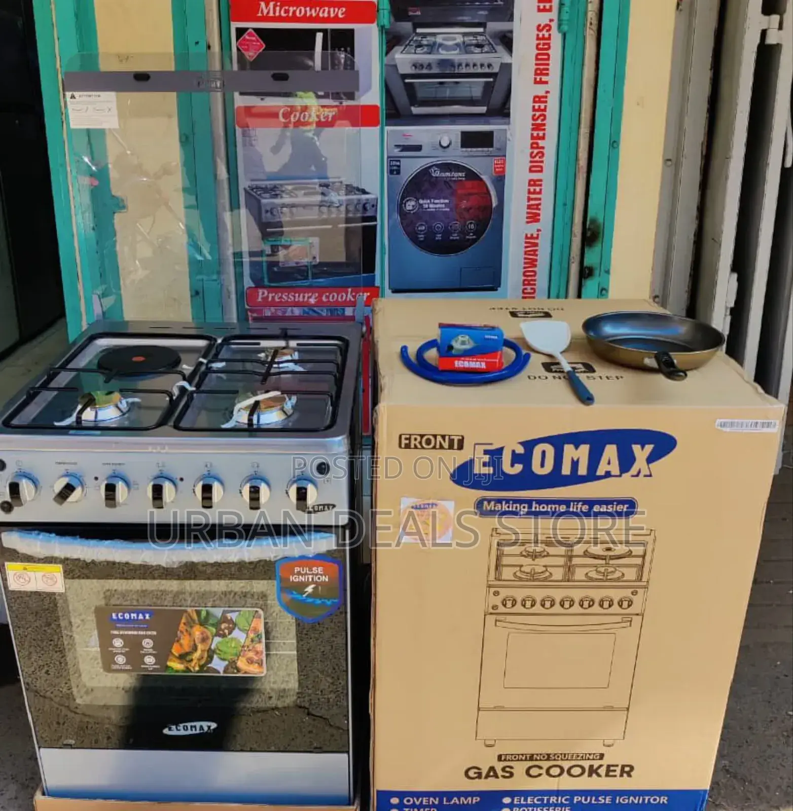 50*55 Ecomax 3+1 Standing Cooker