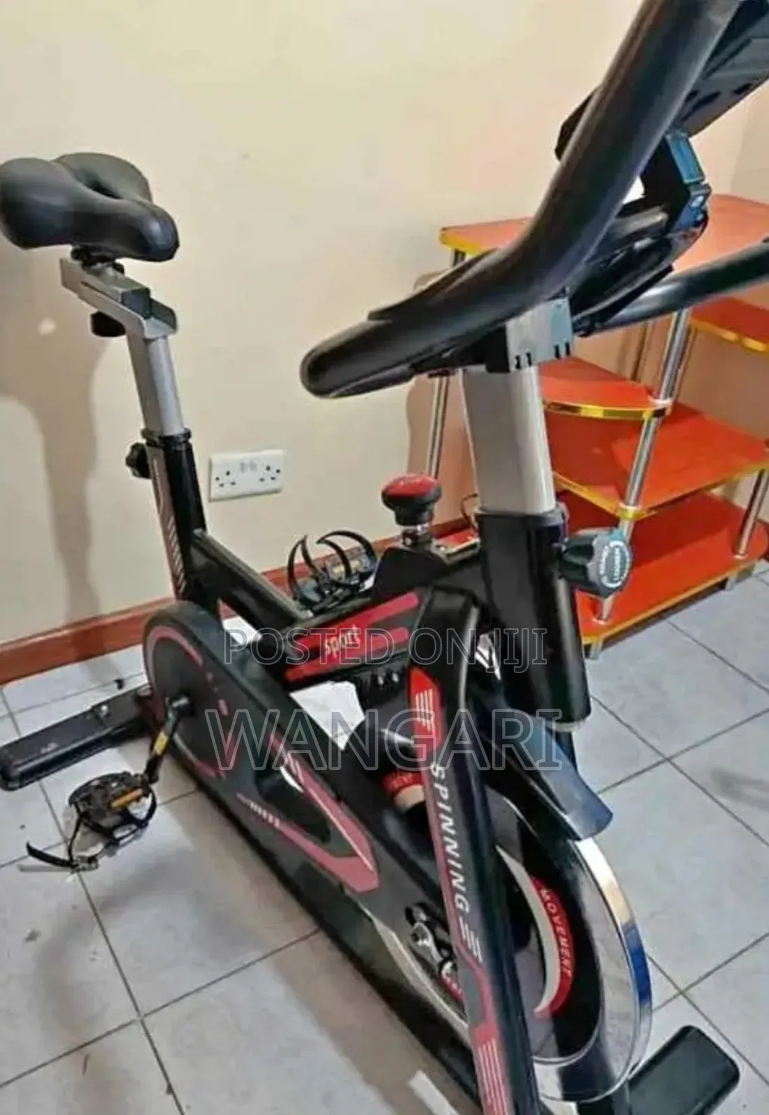 Exercise Spinning Bike Red or Blue