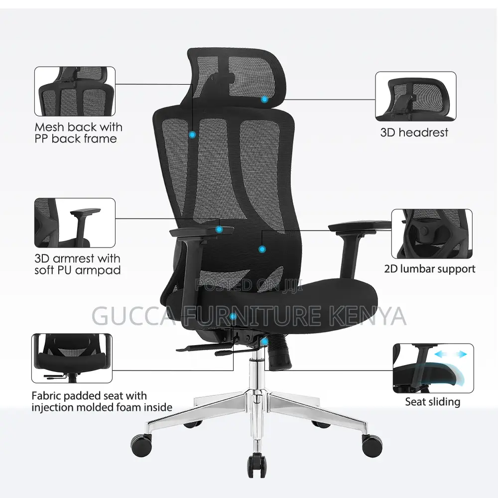 Executive Ergonomic Office High-back Chair