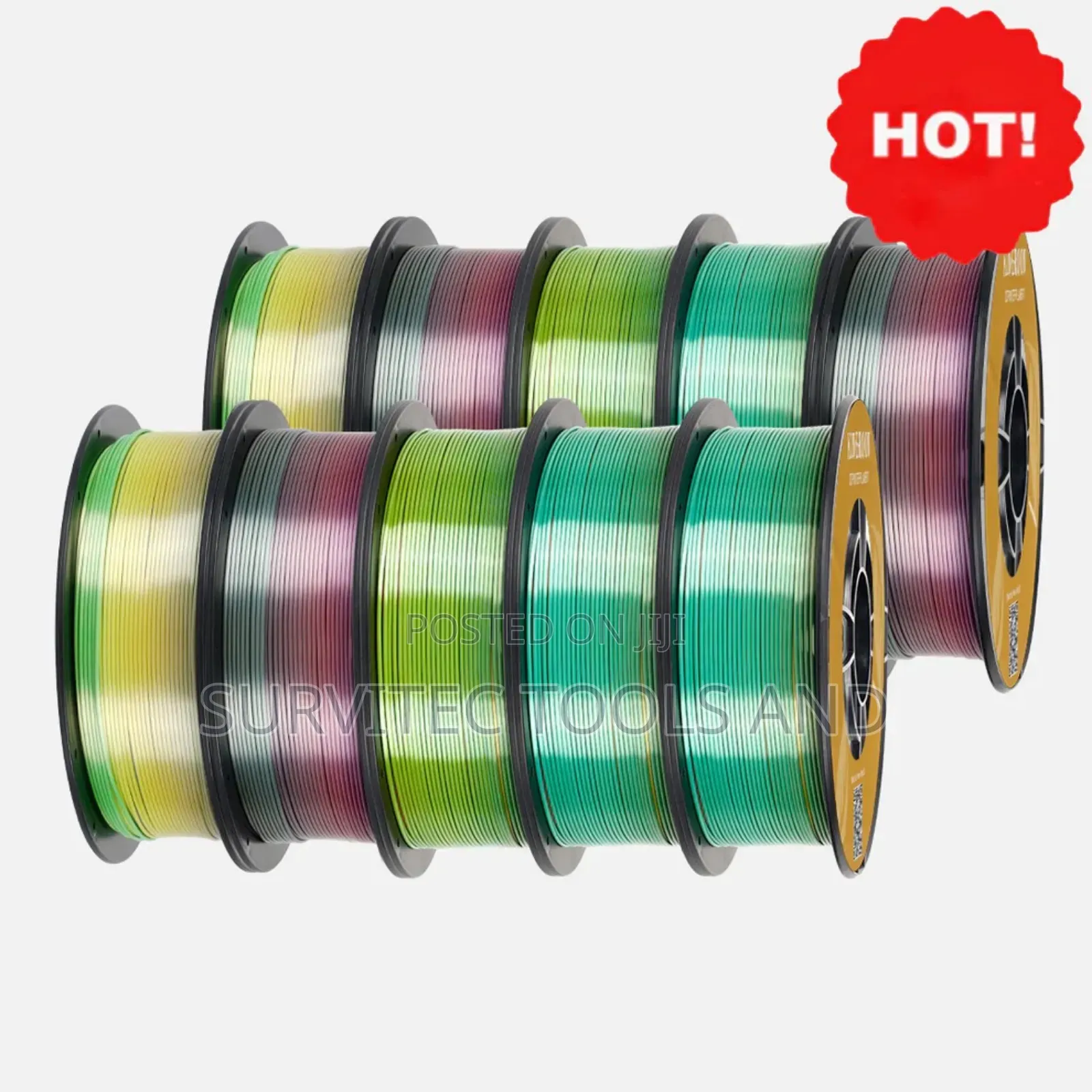 Silk Tricolor 3d Printing Filament
