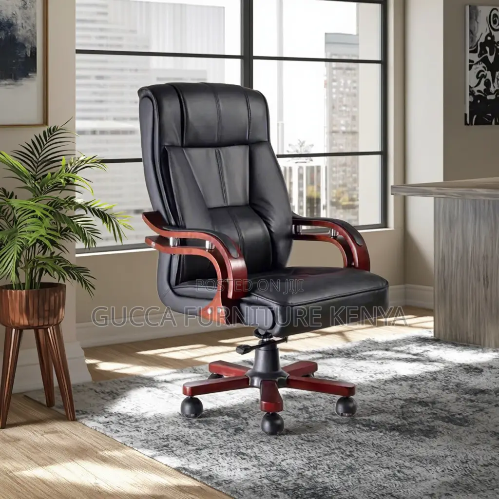 Executive Leather High-back Bliss Office Seat