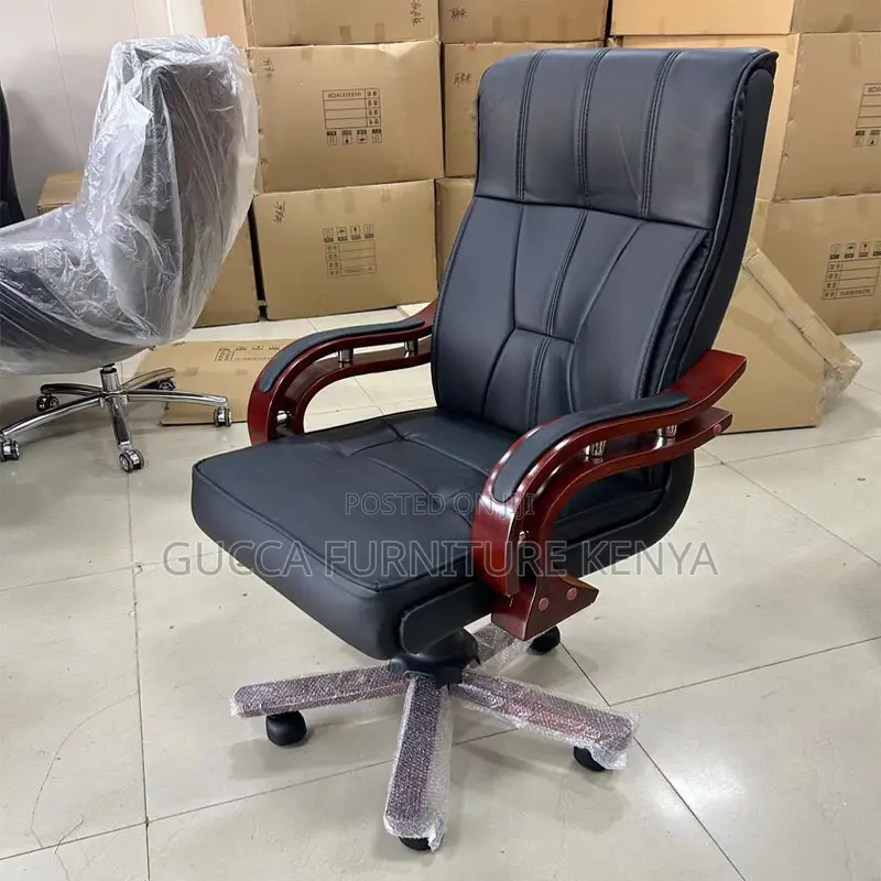 Executive Leather High-back Bliss Office Seat