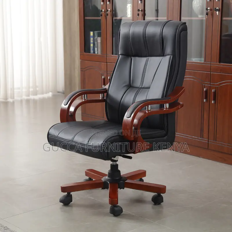 Executive Leather High-back Bliss Office Seat