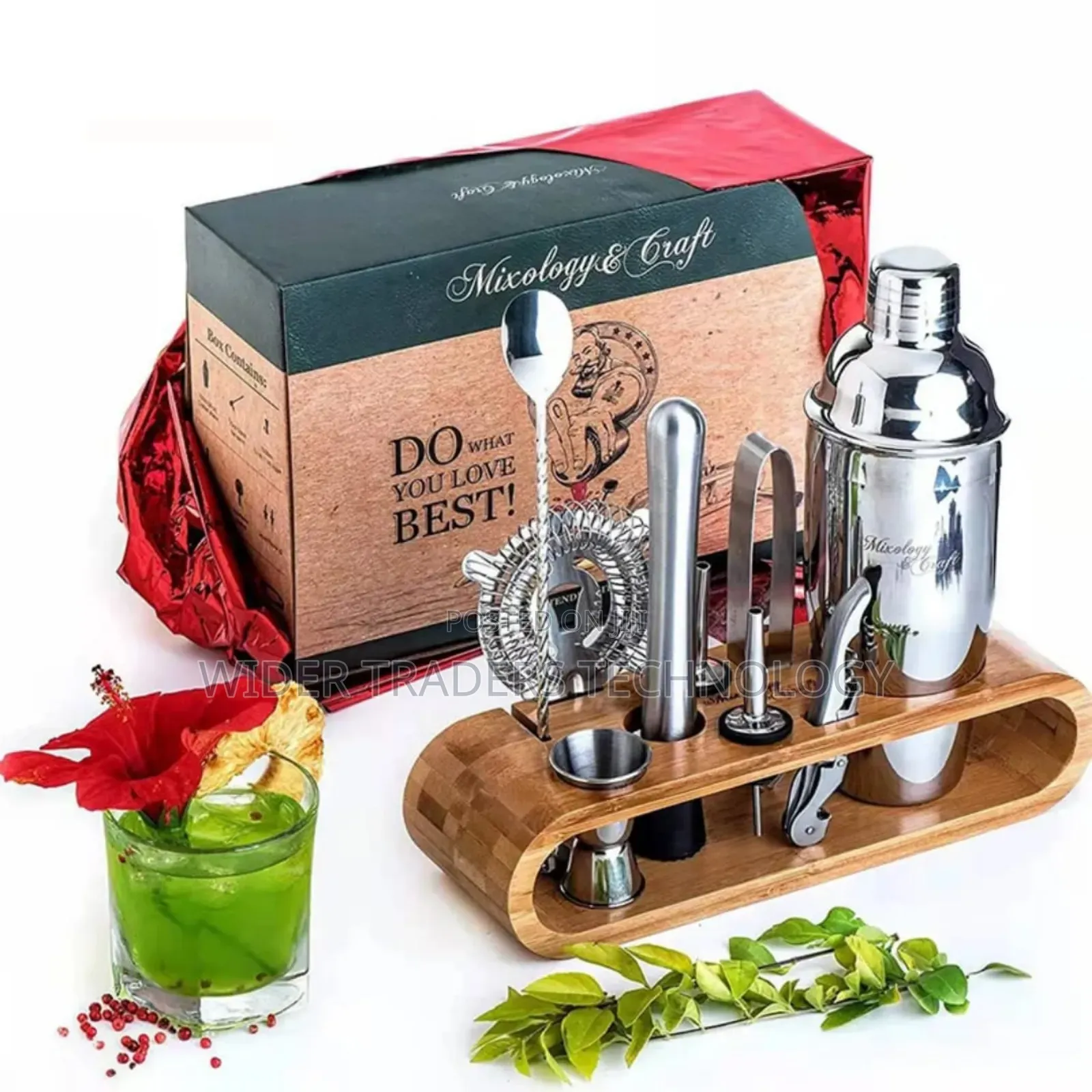 10pcs Cocktail Shaker Set 
 Color: Silver
 Size: 10pcs