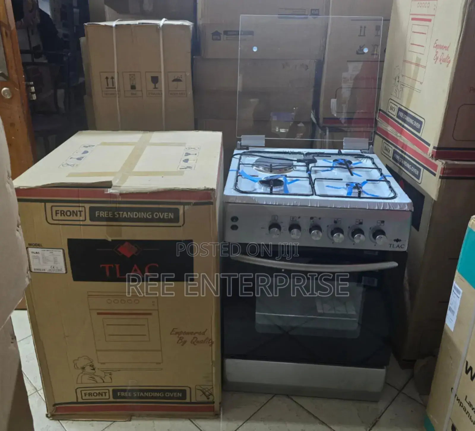 Tlac  3gas +1electric 60*60 Standing Cooker With Gas Sensor