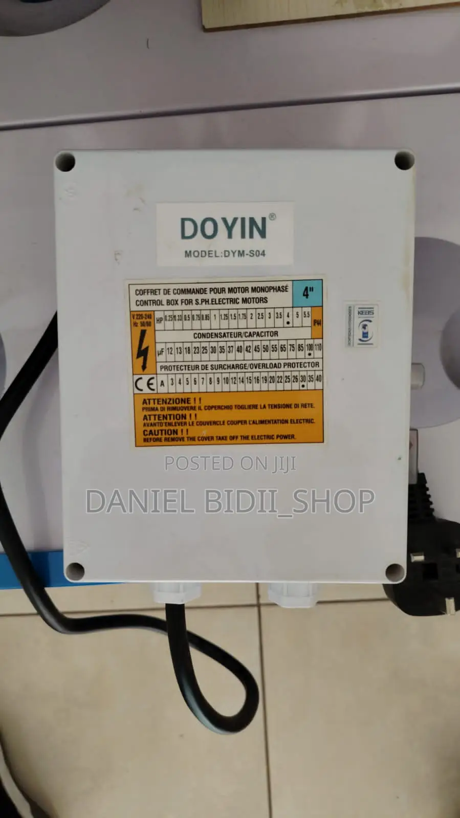Ac Submersible Control Box 4hp