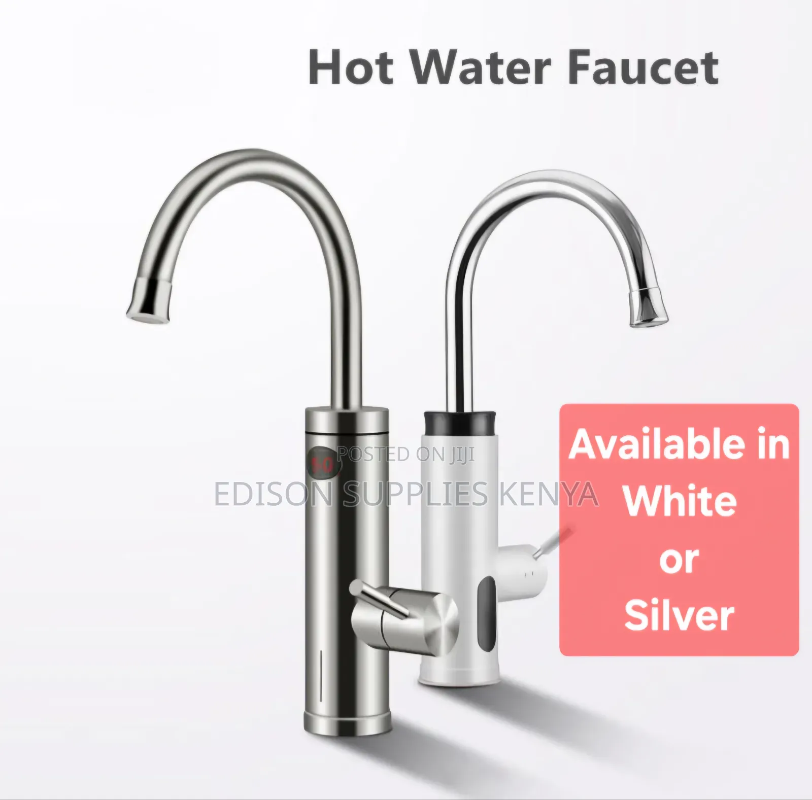 Digital Instant Heater Tap Pillar Hot Water Tap For Kitchen Salon
