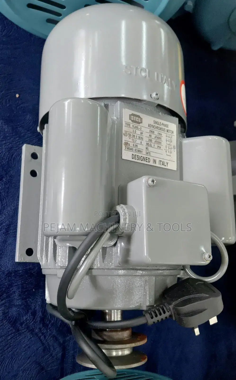 STCL 3hp Single-Phase High-Speed Motor (Type Yl90l-2) 2900rpm