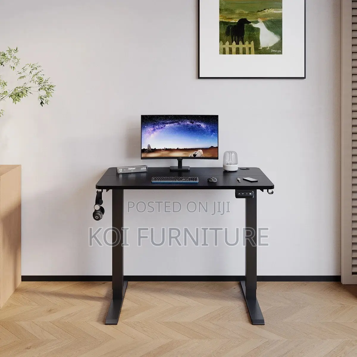 Office Desk; Height Adjustable Standing Home Office Work Desk