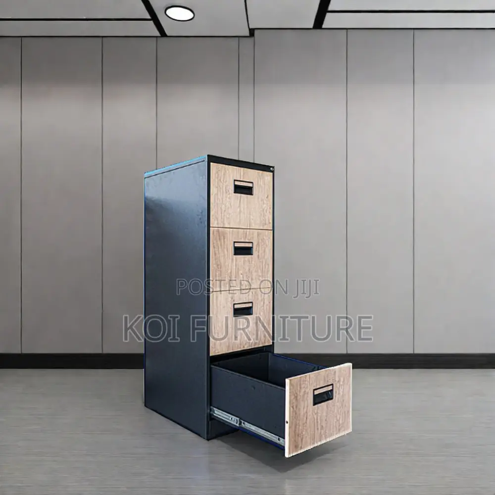 Office Cabinet; Four Drawers Golden Secure Cabinet