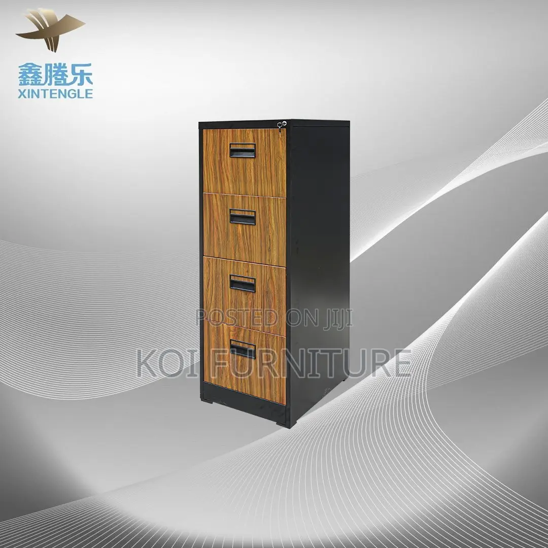 Office Cabinet; Four Drawers Golden Secure Cabinet