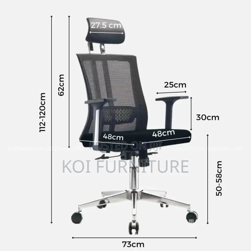 Office Chair; Ergonomic Orthopedic High Back Chair