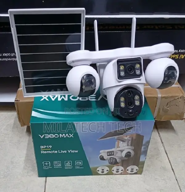 4 Lens 4g Simcard Solar Powered PTZ Yut