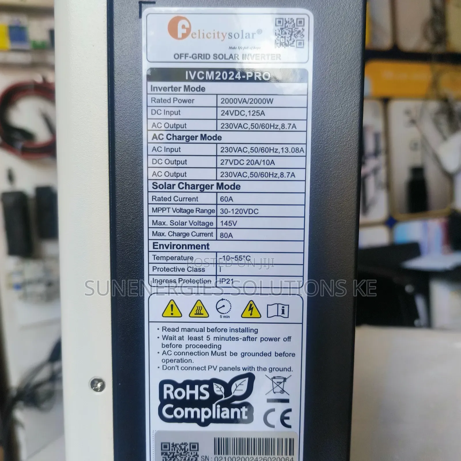 2kw 24v Felecity Hybrid Inverter