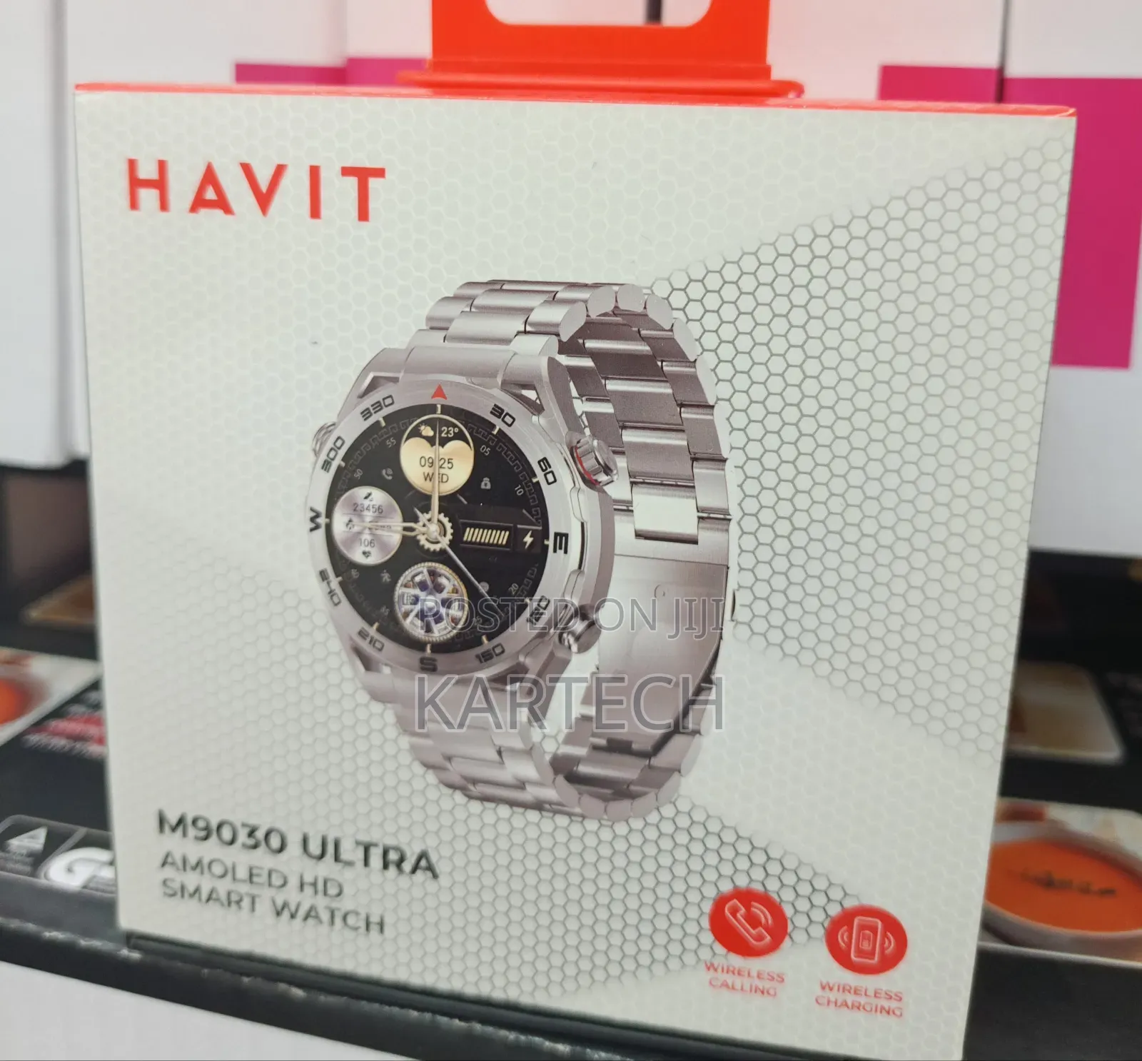 Havit M9030 Ultra Amoled Hd Waterproof Smart Watch