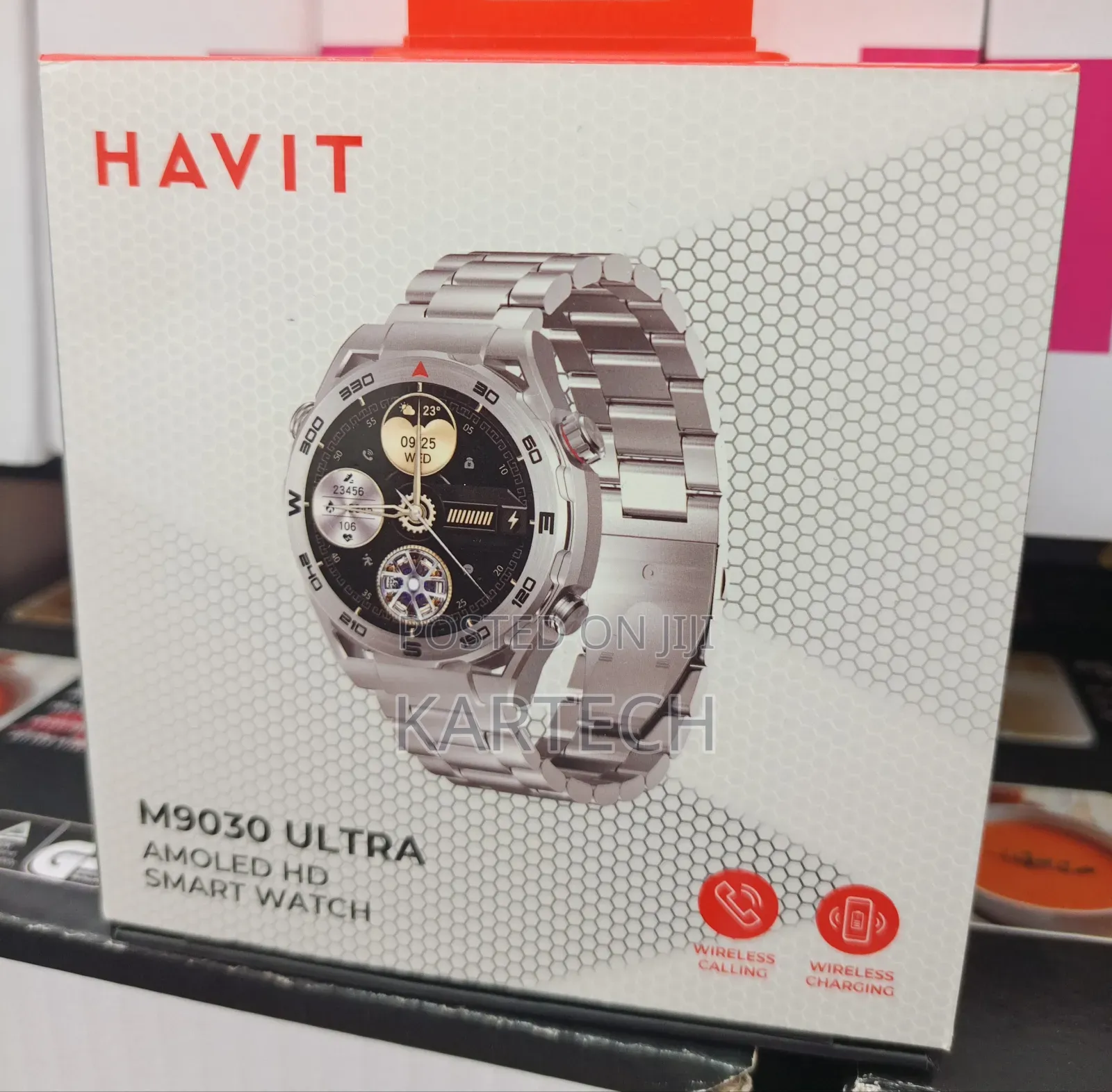 Havit M9030 Ultra Amoled Hd Waterproof Smart Watch